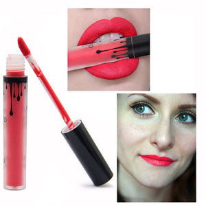 FOONBE Lips Makeup 1 Pcs Matte Lip Gloss Maquiagem Brand Matt Liquid Lipstick Women Make up Cosmetics Mate Batom Beauty Lipgloss
