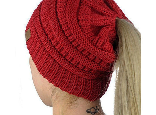Women Baggy Warm Crochet Winter Wool Knit Ski Beanie Skull Slouchy Caps Hat