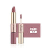O.TWO.O Liquid Lipstick Matte Lip Gloss 2 in 1 Double-ended Long-lasting Moisturizing Waterproof Lipgloss 12 Color Nude Makeup