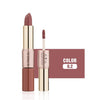 O.TWO.O Liquid Lipstick Matte Lip Gloss 2 in 1 Double-ended Long-lasting Moisturizing Waterproof Lipgloss 12 Color Nude Makeup