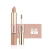 O.TWO.O Liquid Lipstick Matte Lip Gloss 2 in 1 Double-ended Long-lasting Moisturizing Waterproof Lipgloss 12 Color Nude Makeup