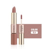 O.TWO.O Liquid Lipstick Matte Lip Gloss 2 in 1 Double-ended Long-lasting Moisturizing Waterproof Lipgloss 12 Color Nude Makeup