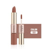 O.TWO.O Liquid Lipstick Matte Lip Gloss 2 in 1 Double-ended Long-lasting Moisturizing Waterproof Lipgloss 12 Color Nude Makeup