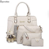 Soperwillton Luxury Handbags Women Bags Designer 2019 Purses and Handbags Set 4 Pieces Bags Female Bolsa Feminina Hard PU #1122