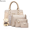 Soperwillton Luxury Handbags Women Bags Designer 2019 Purses and Handbags Set 4 Pieces Bags Female Bolsa Feminina Hard PU #1122