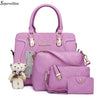 Soperwillton Luxury Handbags Women Bags Designer 2019 Purses and Handbags Set 4 Pieces Bags Female Bolsa Feminina Hard PU #1122