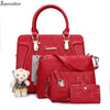 Soperwillton Luxury Handbags Women Bags Designer 2019 Purses and Handbags Set 4 Pieces Bags Female Bolsa Feminina Hard PU #1122