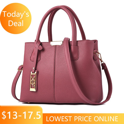 Women PU Leather Hand bags Ladies Large Tote Bag Female Square Shoulder Bags Bolsas Femininas Sac New Fashion Crossbody Bags