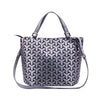 New Women Shoulder Bag Zipper Folding Geometric Handbag Tote For Women Luminous Messenger Bag Female Hand Bags bolsa feminina