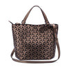 New Women Shoulder Bag Zipper Folding Geometric Handbag Tote For Women Luminous Messenger Bag Female Hand Bags bolsa feminina