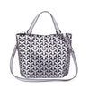 New Women Shoulder Bag Zipper Folding Geometric Handbag Tote For Women Luminous Messenger Bag Female Hand Bags bolsa feminina